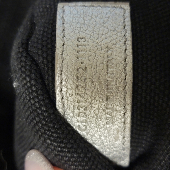 Authentic Yves Saint Laurent Silver Leather Reversible Shopper Tote Bag - Picture 8 of 8